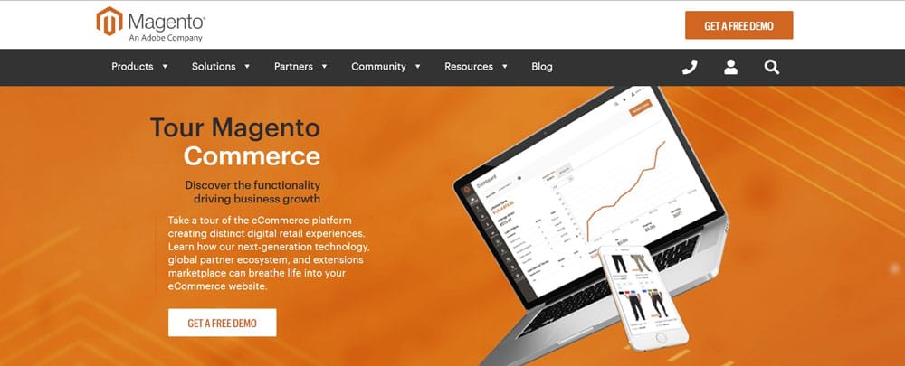 Magento 主页